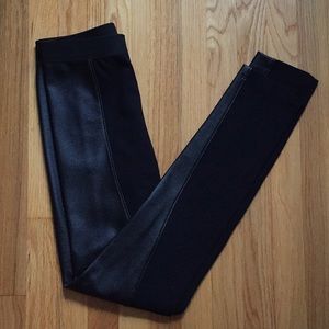 BCBGMaxazaria faux leather leggings